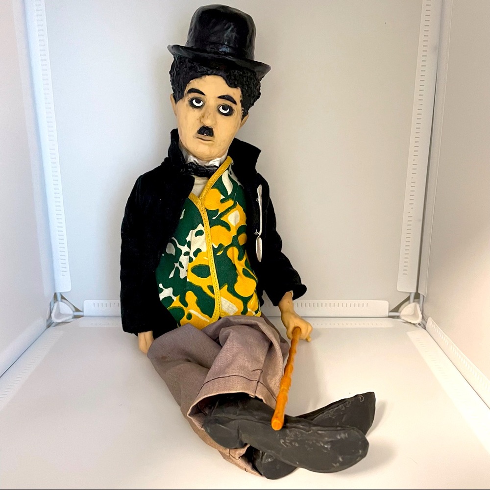 Charlie Chaplin with Cane Vintage 18” 1972 Vinyl
